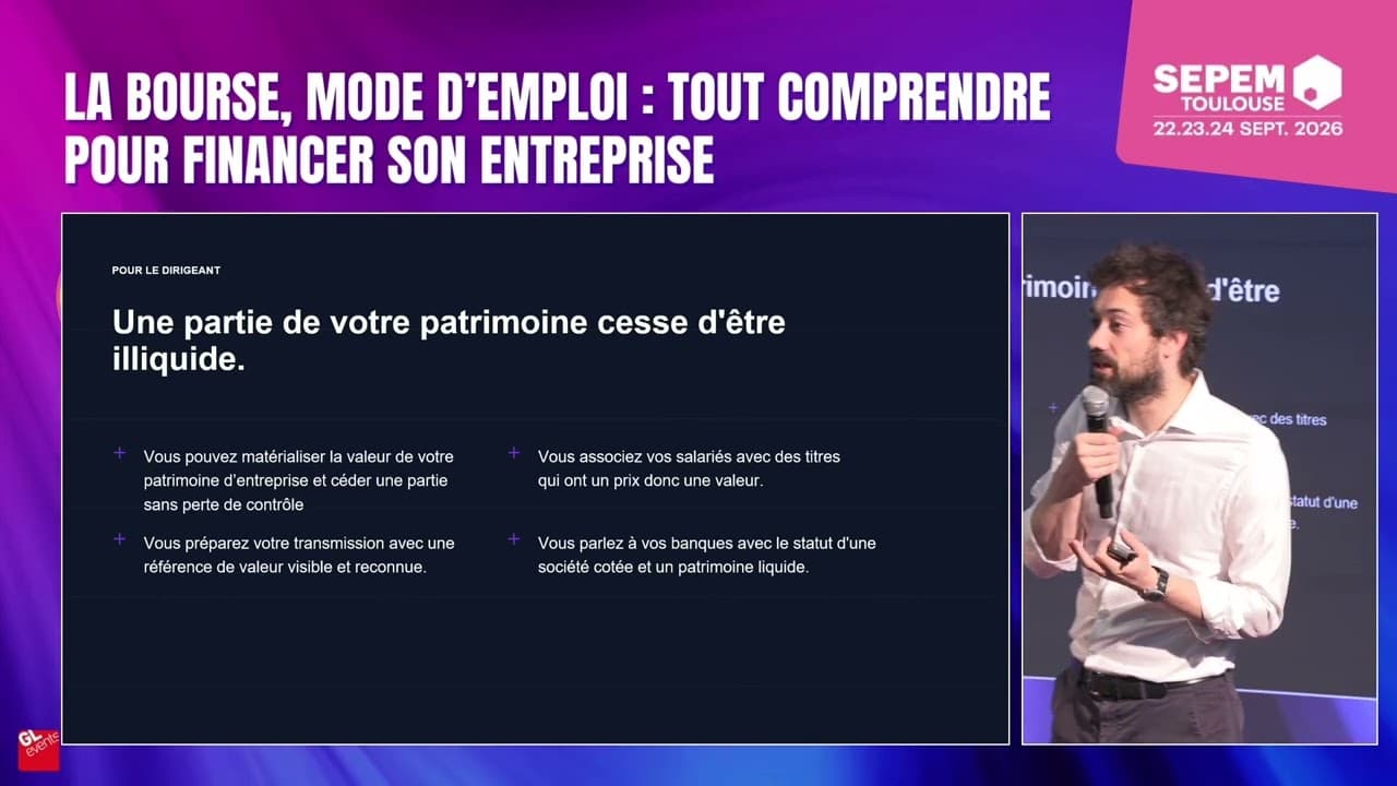 Financer sa PME via la Bourse : l'intervention d'Arnaud Mournetas au salon SEPEM Industries